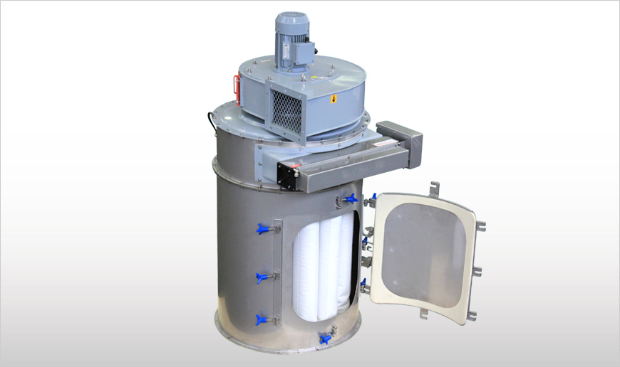 WAMFLO Food Flanged Round Dust Collectors